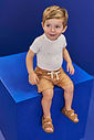 Conjunto Bebê Menino Body Palmas e Bermuda Belga