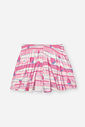 Conjunto Infantil com Regata Cropped em Tricoline e Shorts em Sarja – Look Menina Verão com Morangos RS IOGURTE/VM MARTE