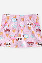 Conjunto Infantil Menina Regata com Strass e Short-Saia Sorvetes
