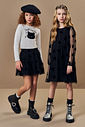 Conjunto Infantil Menina Just Lovely Cat em Tule Beli.me