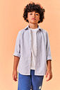 Camisa Infantil Menino Azul CTV