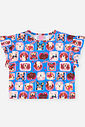 Conjunto Infantil Menina Boxy e Short de Cachorrinhos