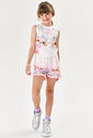 CONJ BLUSA E SHORTS NATURAL/RS IOGURTE