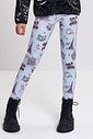 Calça Legging Quentinha Peluciada Infantil Estampas Divertidas