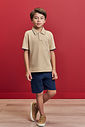 Conjunto Menino Camisa Polo Croissant e Bermuda Marinho