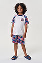 Pijama Infantil Raglan Patches Divertidos Natural
