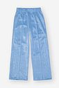 Conjunto Infantil Menina Veludo Brilho Azul CTV