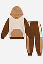 Conjunto Infantil com Capuz em Moletom Felpado – Look de Inverno Quentinho e Estiloso
