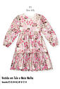 Vestido Infantil Manga Longa com Sobreposição de Tule – Vestido Menina Ursinha Mundo Cinti