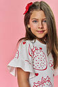 Vestido Infantil Menina Com Cheirinho Tutti-Frutti Natural Mundo Cinti