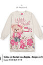 Vestido Infantil Menina Estampa Ursa Wild West – Vestido Confortável Mundo Cinti