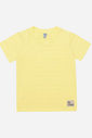 Camiseta Infantil Divertto Casual Minimalista em Malha Space AMARELO LEMON