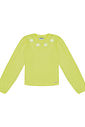 Blusa Aplique Amarelo Neon CTV