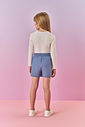 Conjunto Infantil Menina Blusa Magic E Short-Saia Natural Mundo Cinti