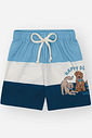 Conjunto Infantil Divertto Casual com Regata em Meia Malha e Bermuda em Nylon MR BELGA/AZ MARINHO