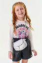 CONJ BLUSA E SHORTS RS IOGURTE/PRETO