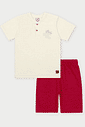 CONJ CAMISETA E BERMUDA NATURAL/VM JESTER RE