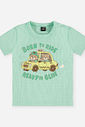 Conjunto Bebê Menino Camiseta Born to Ride Ursinhos e Bermuda Latte