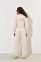 Conjunto Infantil Menina Monocromático Off White CTV
