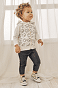 CONJ BODY ML, LEGGING E COLETE NAT/PRETO/NATURAL