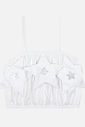 CONJ BLUSA E SAIA/SHORTS BRANCO/RS CONFETE