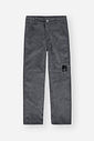 Calça Infantil Menino Veludo Cotelê Chumbo CTV