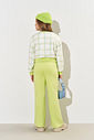 Conjunto Infantil Menina Xadrez Verde CTV