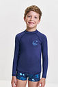 Sunga Infantil Menino Fundo do Mar em Malha UV com Ajuste