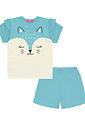 PIJAMA BLUSA E SHORTS AZ LITORAL/AZ LITORA