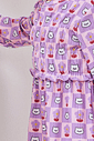 Vestido Groovy Fru Fru Lilás Abrange