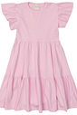Vestido Infantil em Camadas Manga Curta Lilás Vestido Infantil em Camadas Manga Curta Lilás