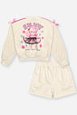 Conjunto Menina com Laços Ursa ENJOY Mundo Cinti