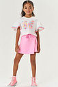 CONJ BLUSA E SHORTS/SAIA NATURAL/LJ NEON LIGH