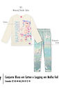 Conjunto Menina HAPPINESS Monstrinhos Metalizado Mundo Cinti