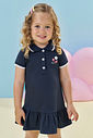 Vestido em piquet com elastano 94954 Kukiê Infantil Menina Vestido em piquet com elastano 94954 Kukiê Infantil Menina