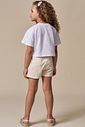 Shorts em sarja com elastano 94947 Infanti Infantil Menina