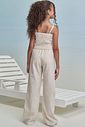 Conjunto de top e calça em linho santorini 99457 Lilimoon Teen Menina Conjunto de top e calça em linho santorini 99457 Lilimoon Teen Menina