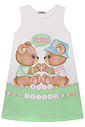 Vestido em fly tech. Acompanha kit pulseiras. 93432 Infanti Infantil Menina Vestido em fly tech. Acompanha kit pulseiras. 93432 Infanti Infantil Menina