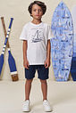 Camiseta em malha textura 99271 LucBoo Infantil Menino Camiseta em malha textura 99271 LucBoo Infantil Menino