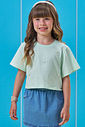 Blusa em meia malha 95076 Kukiê Infantil Menina Blusa em meia malha 95076 Kukiê Infantil Menina