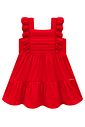 Vestido em blend de viscose 96604 Infanti Bebê Menina