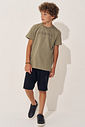 Bermuda em molevisco com elastano 97813 Johnny Fox Teen Menino Bermuda em molevisco com elastano 97813 Johnny Fox Teen Menino