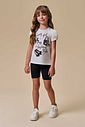 Conjunto de blusa alongada em malha power e bermuda biker em canelado liz 96891 Infanti Infantil Menina Conjunto de blusa alongada em malha power e bermuda biker em canelado liz 96891 Infanti Infantil Menina