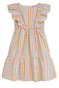 Vestido em tricoline listrada anarruga 94704 Kukiê Infantil Menina Vestido em tricoline listrada anarruga 94704 Kukiê Infantil Menina
