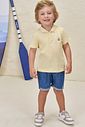 Conjunto de camisa polo em piquet com elastano e bermuda em jeans benício com elastano 98233 LucBoo Infantil Menino Conjunto de camisa polo em piquet com elastano e bermuda em jeans benício com elastano 98233 LucBoo Infantil Menino