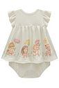 Vestbody em malha power linho 98102 Infanti Bebê Menina Vestbody em malha power linho 98102 Infanti Bebê Menina