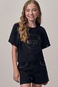 Blusa em meia malha 97940 Lilimoon Teen Menina