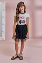 Conjunto de blusa em cotton e saia em tule glitter estrelas (com shorts embutido) 96789 Kukiê Infantil Menina Conjunto de blusa em cotton e saia em tule glitter estrelas (com shorts embutido) 96789 Kukiê Infantil Menina