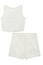 Conjunto de colete e short saia em sarja com elastano 95220 Lilimoon Teen Menina