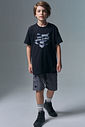 Bermuda em hydronatic supersoft com elastano 96887 Johnny Fox Teen Menino